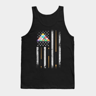 Vintage Billiards America Flag Tank Top